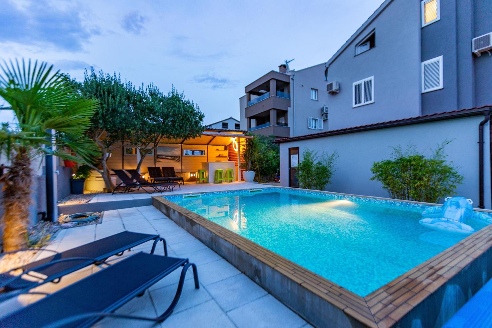 Katina Apartment With Private Pool Zadar Buitenkant foto